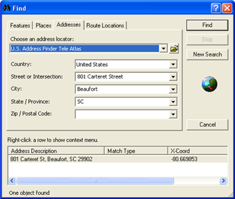 Address geocoding in ArcMap